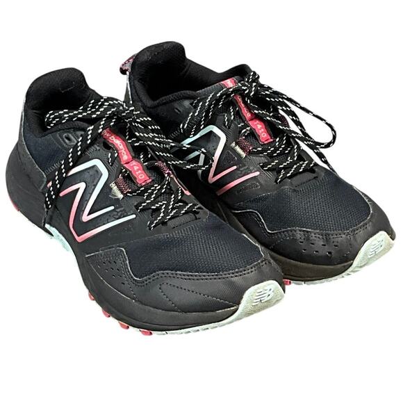 New Balance T410 Black Pink Athletic Running Shoes Sneakers Women 10 - Picture 1 of 10